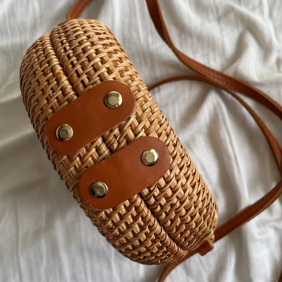 Boho Rattan Bag - Picture 4 of 6